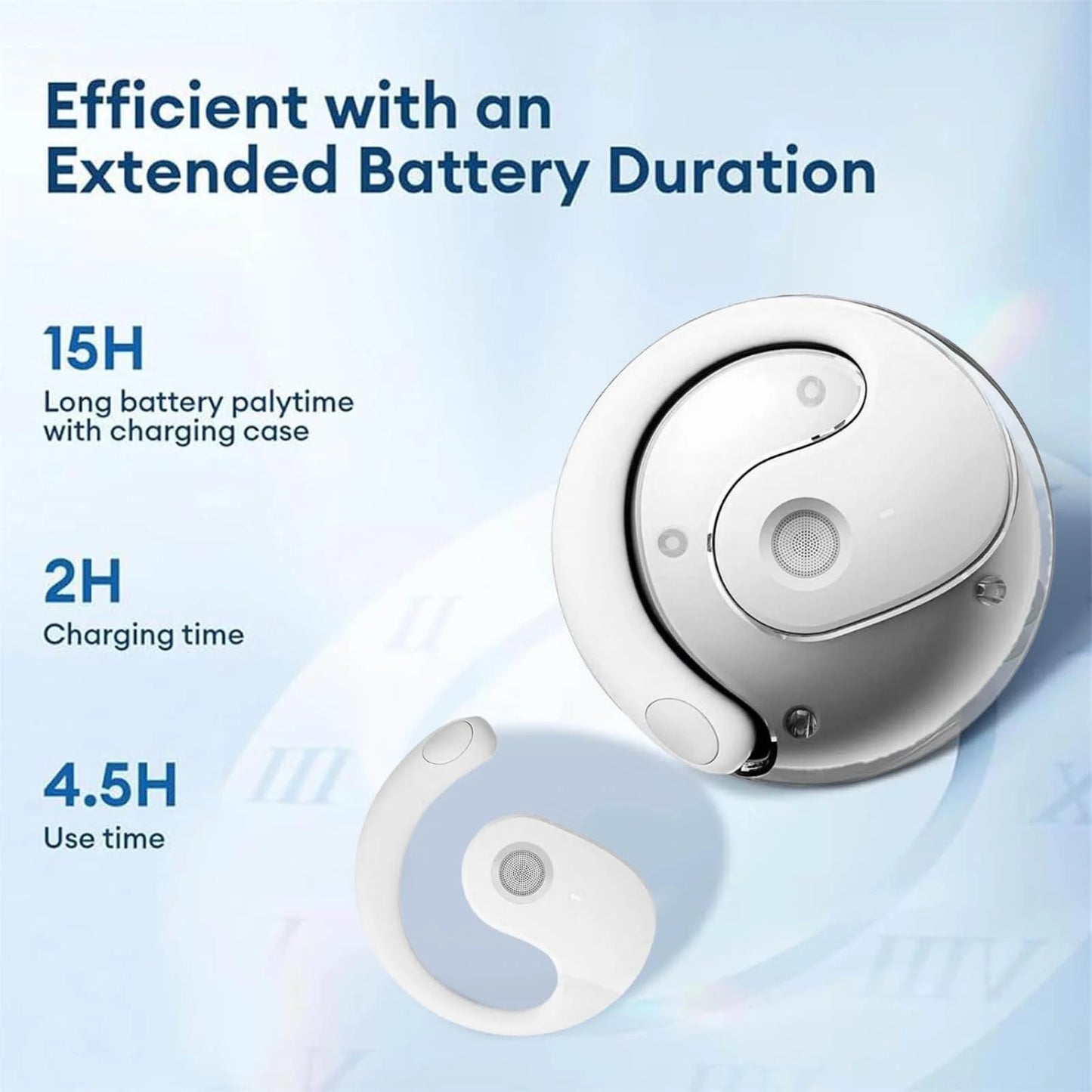 Translator Earbuds with ANC Noise-Canceling & Bluetooth 5.4, Real-Time 144 Languages Translation with Smart Display Case for Business Travel/International Meetings