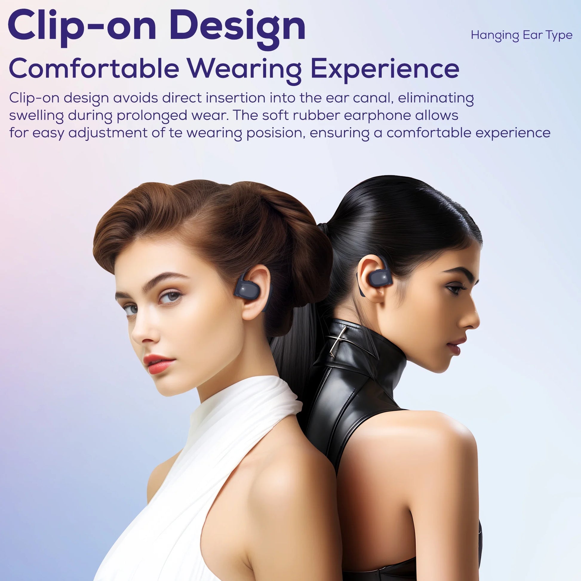 Openbuds Open Ear Headphones,96H Playtime,Bluetooth 5.4 Wireless Earbuds,16.2Mm Drivers with Ergonomic Ear Hooks,Ultra-Comfort,Lightweight,Fast Charging,Sweat Proof for Running,Workout,Sport