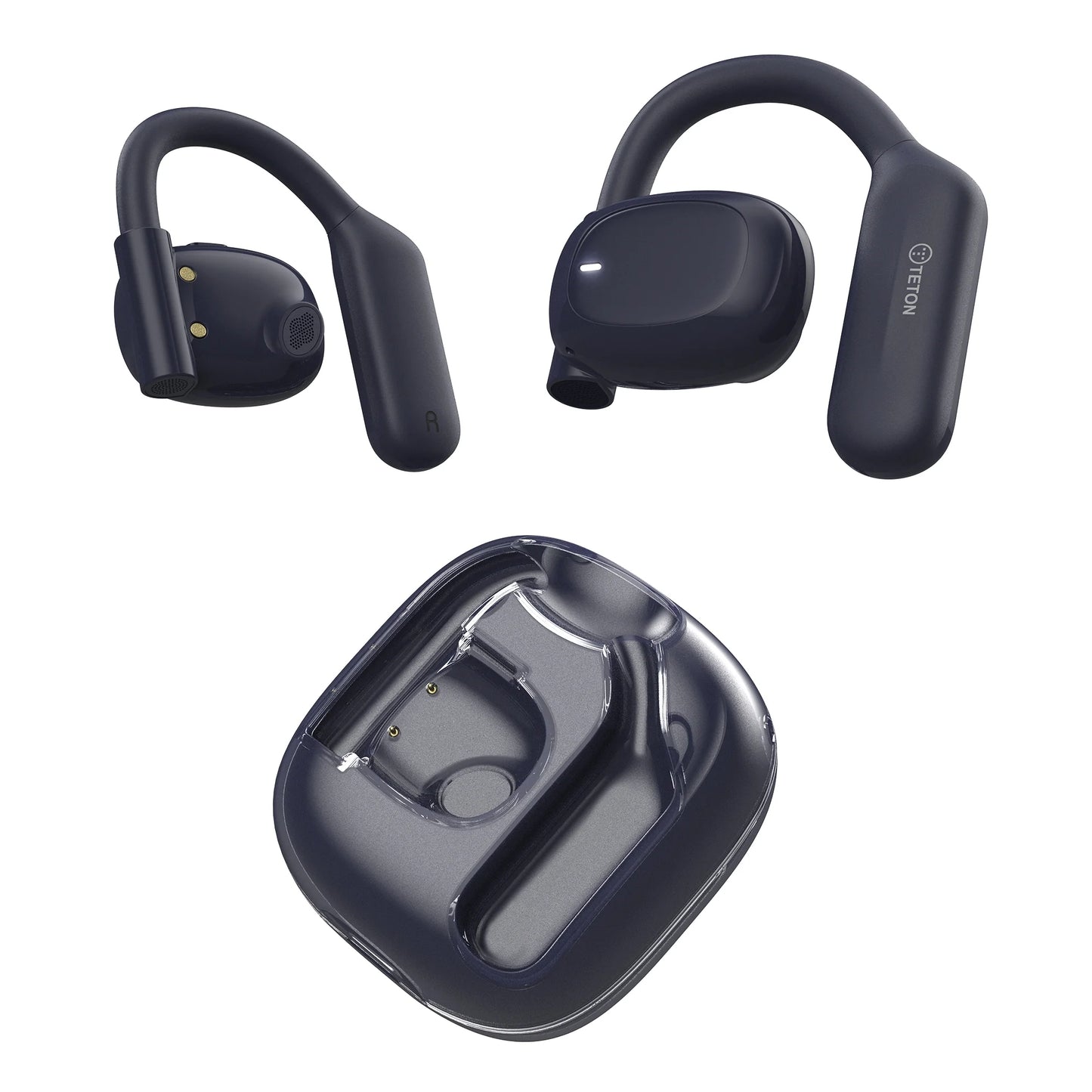 Openbuds Open Ear Headphones,96H Playtime,Bluetooth 5.4 Wireless Earbuds,16.2Mm Drivers with Ergonomic Ear Hooks,Ultra-Comfort,Lightweight,Fast Charging,Sweat Proof for Running,Workout,Sport