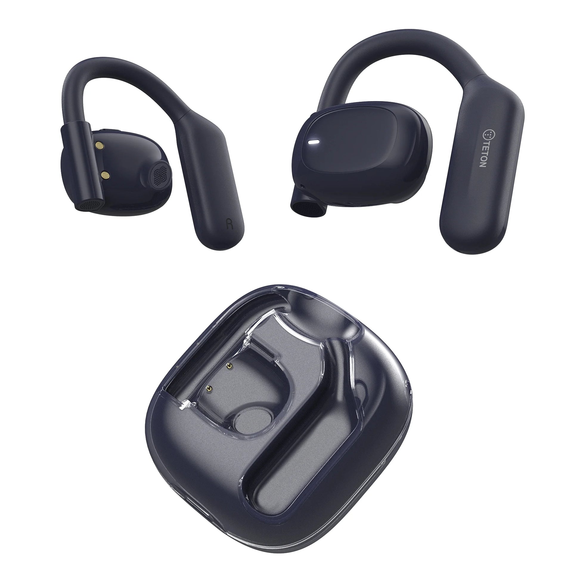 Openbuds Open Ear Headphones,96H Playtime,Bluetooth 5.4 Wireless Earbuds,16.2Mm Drivers with Ergonomic Ear Hooks,Ultra-Comfort,Lightweight,Fast Charging,Sweat Proof for Running,Workout,Sport