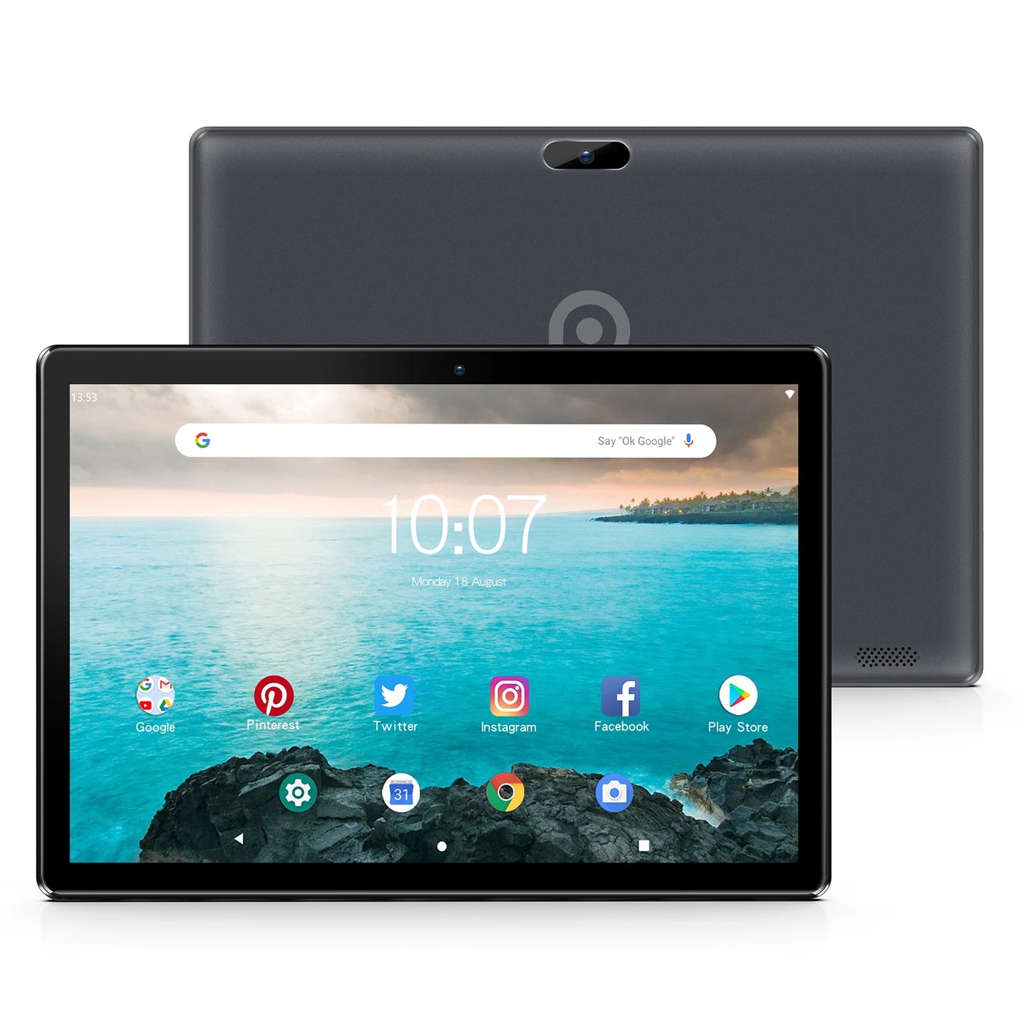10 Inch Tablet PC with SIM Slot Android 13 64 GB Quad Core Touch Screen Wifi GPS Support 3G Phone Call