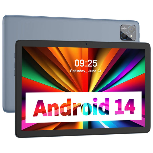 TAB11 Android 14 Tablet, 10 Inch, Octa-Core, 5G Wifi6, 128GB, 8000Mah, HD IPS Display, Dual Camera, Bluetooth, FM, TYPE C