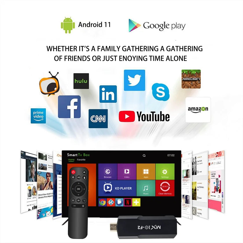TV Sticks 1Gb 8Gb 1 Unit Android 2024 Stb  F2 TV Box Android 4K Eu Android TV Stick