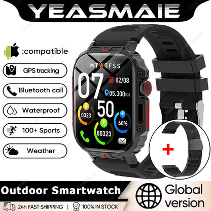 New Smartwatch 1.95 Inch Screen Health Monitoring Watches IP68 Waterproof Sport Fitness Smart Watch for Men Women Reloj Hombre