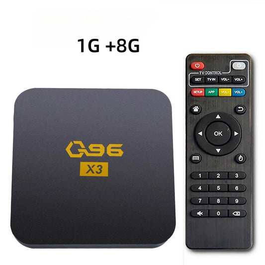 Q96 X3 TV Box Android Home Theater Smart TV Box Set Top Box Android 13 Allwinner H313 HDR10 4K UHD 4G Tv Box Android