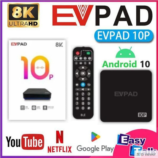 EVPAD 10P Tv Box 2024 Hot Sell Global Set Top Box 4GB64GB EVPAD Tv Box 10P