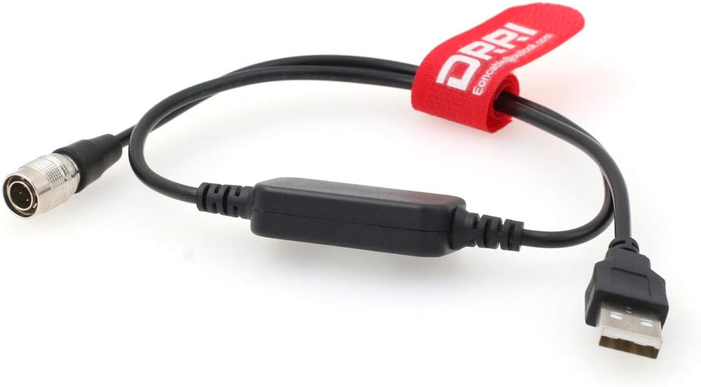 Regulated 12V 4Pin Male Hirose to USB Power Cable for Zoom F4/F8 Sound Devices 68, Macbook Air M1